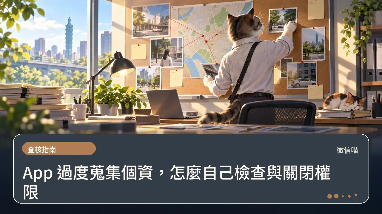 App 過度蒐集個資，怎麼自己檢查與關閉權限主題插畫